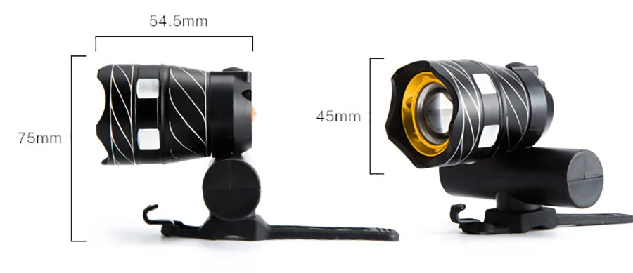 Basecamp 15000LM Free Zoom Waterproof T6 LED Bicycle Light Bike Front Lamp Torch Headlight with USB Rechargeable Cycling light