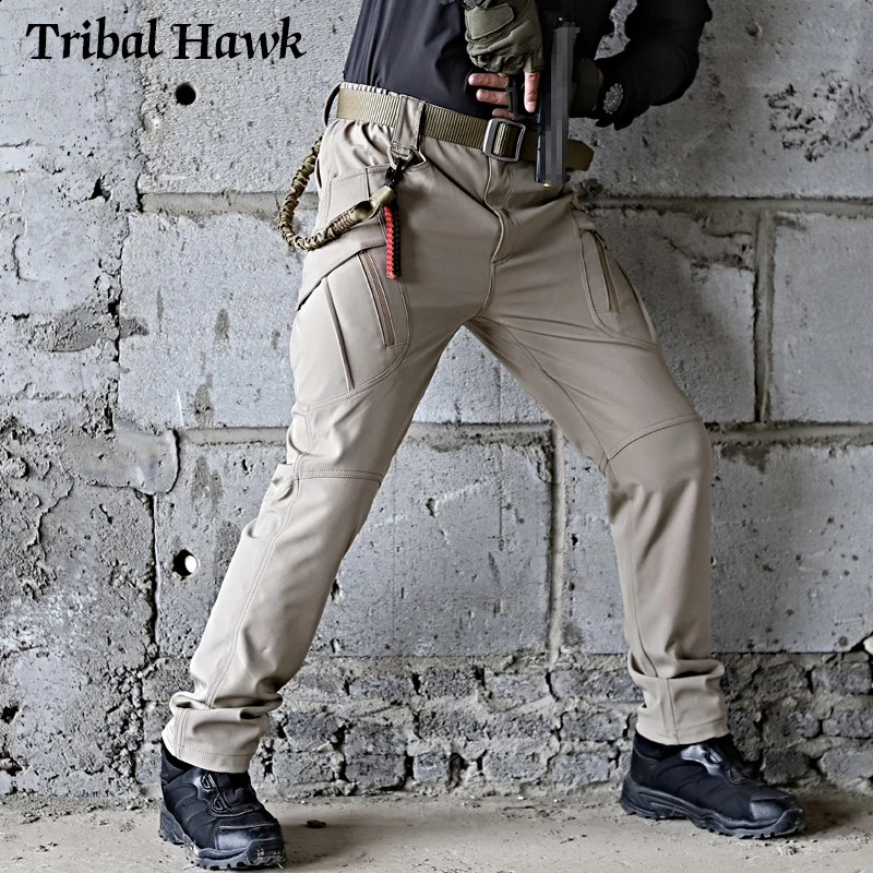 

Men Pants Winter Warm Soft Shell Tactical Trousers Camouflage Military Army Pants Airsoft Hike Keep Warm Work Trousers