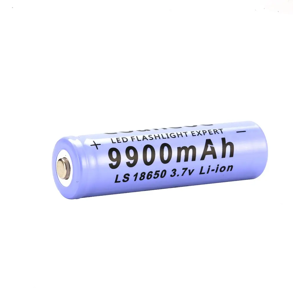 18650 батареи с ЕС зарядное устройство 9900mAh литий-ионная аккумуляторная батарея для фонарика