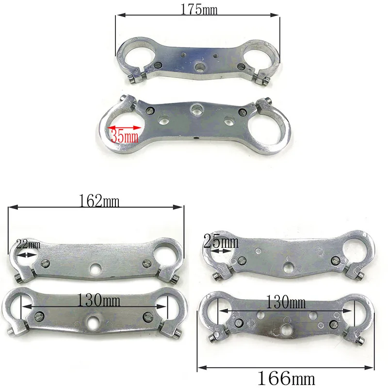Передняя вилка 22 мм 25 мм 35 мм хомут вверх дном вниз вилки для 47cc 49cc Мини Мотор Байк мотоцикл