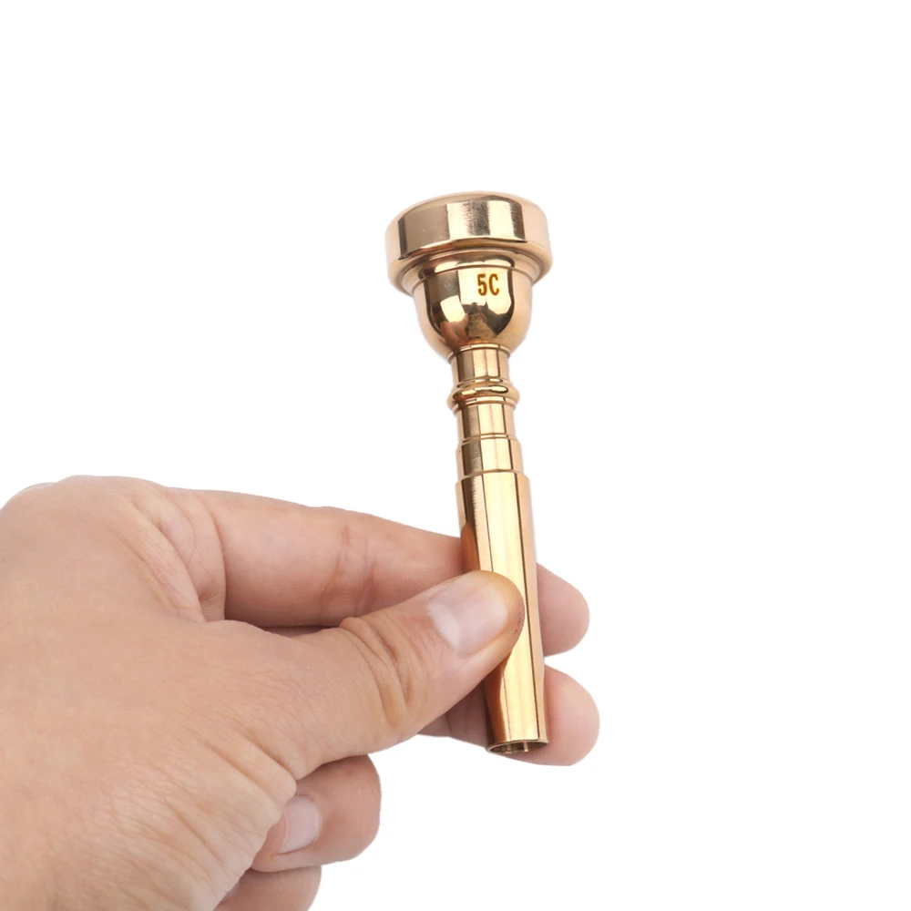 Professional Trumpet Mouthpiece French Horn for Beginner Musical Accessories Parts Gold | Спорт и развлечения