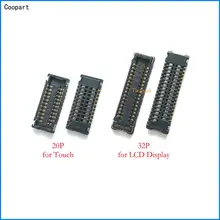 5 pçs/lote Nova Tela de Toque FPC/Display LCD FPC Conector Plugue Porta em Mainboard para iPad mini 1 2 3 MINI 20PIN substituição