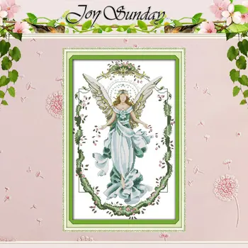 

I Am Back Patterns Counted Cross Stitch 11CT 14CT Cross Stitch Sets Wholesale angel Cross-stitch Kits Embroidery Needlework