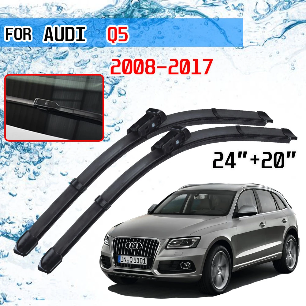 For Audi Q5 2008 2009 2010 2011 2012 2013 2014 2015 2016 2017 Accessories Car Front Windshield Windscreen Wiper Blades Brushes windshield wiper blades