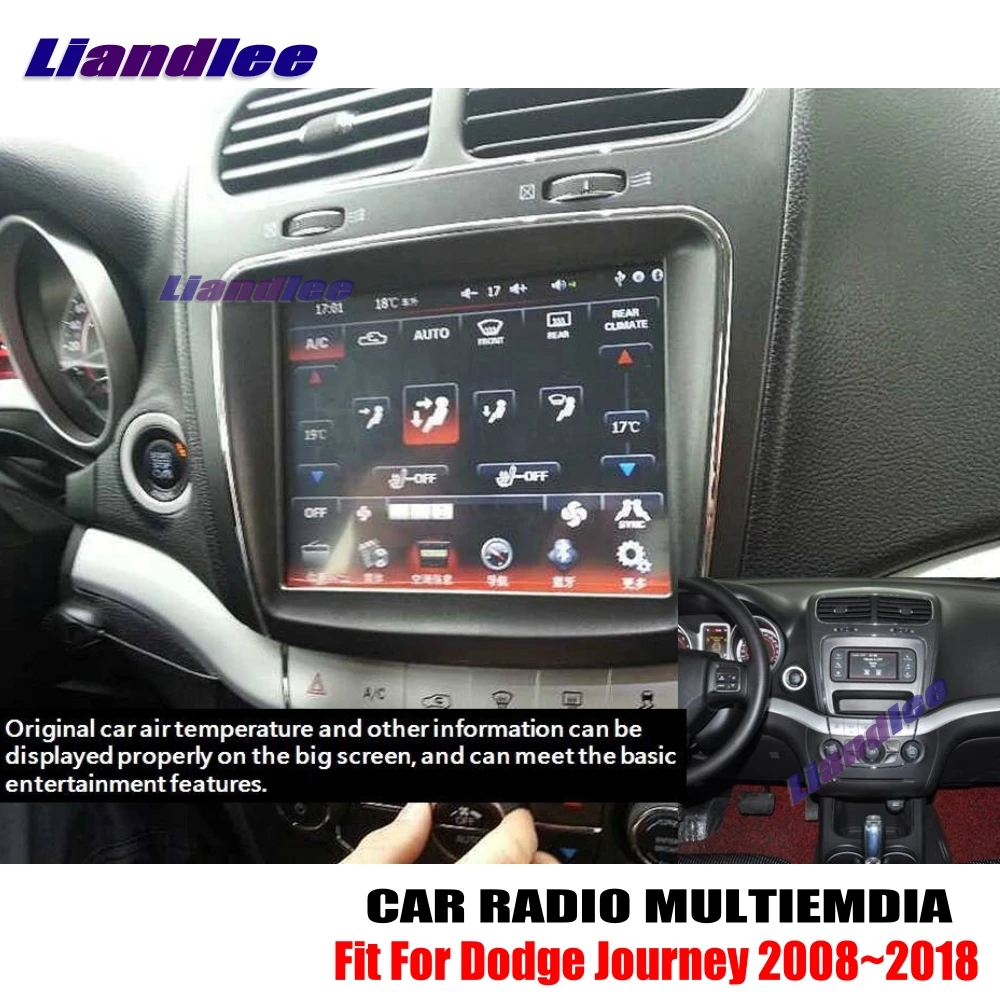  Liandlee Android Navi Radio For Dodge Journey 2008~2018 Car CD DVD Player GPS Navigation Maps Camer