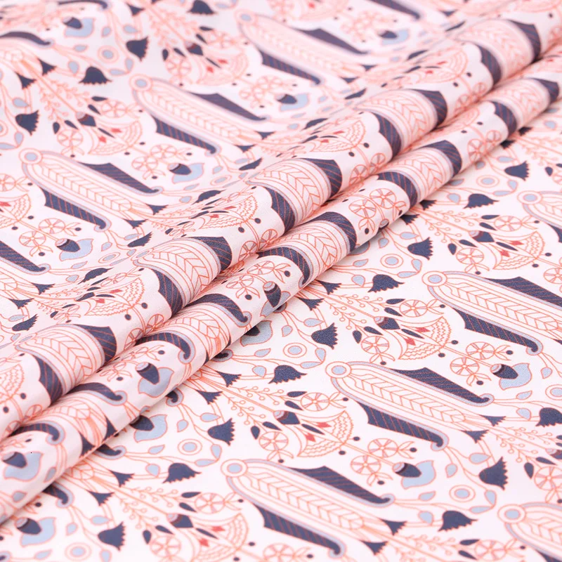 Натуральная шелковая ткань 114 см шириной 16 мм 16 невкомб печать настоящий материал темно-красное платье