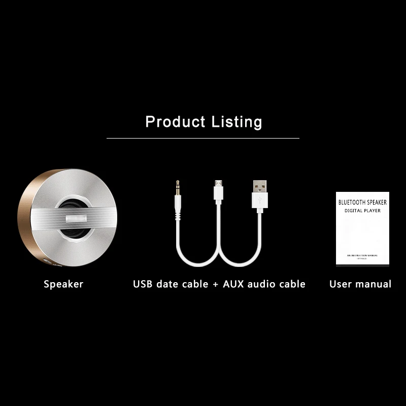 

Wireless Bluetooth audio support TF card playback portable stereo car stereo surround subwoofer support mobile phone hands- AM