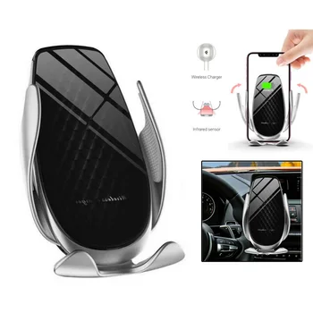 

Sensing Wireless Car Charger 10W Pad Mount Automatic Open&Close Sensor