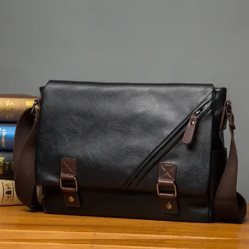 

Stylish New One-shoulder Bag Business Casual Men's Bag One-shoulder Bag Men's Leather Bag