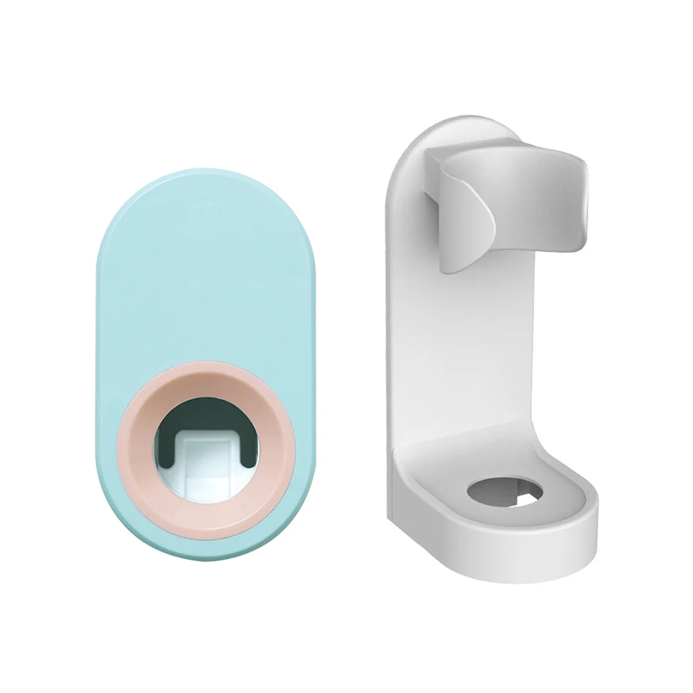 

Creative New Automatic Toothpaste Dispenser Electric Toothbrush Holder SetSet Wall Mount Stand Holder Extrusion Bathroom Storage