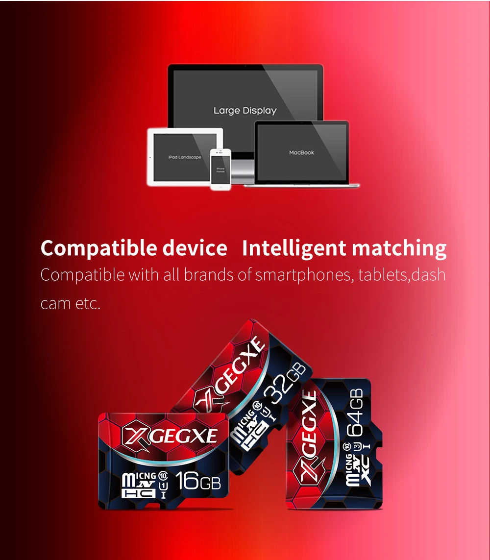 XGEGXE карта памяти 8 ГБ 16 ГБ 32 ГБ 64 Гб 128 Гб Micro SD карта C10 TF карта флэш-накопитель