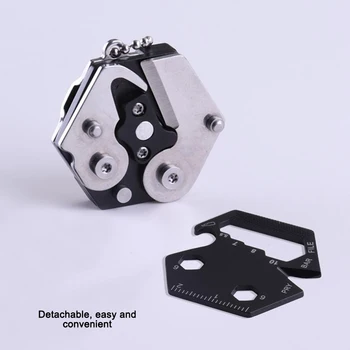 

Multifunctional Gadget Lightweight Foldable Outdoor Camping Travel Hiking Accessories Mini Coin Screwdriver Mini Coin Wrench