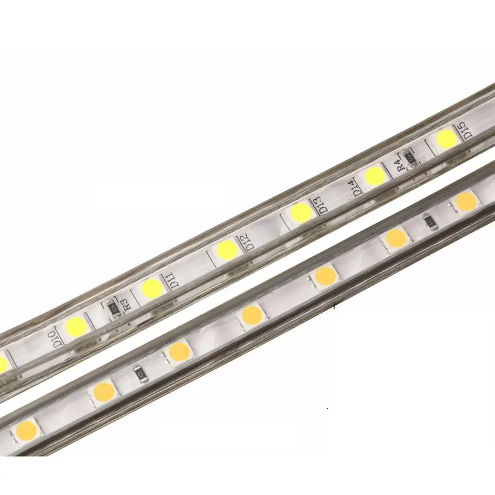 

SMD 5050 AC220V LED Strip Flexible Light 60leds/m Waterproof Led Tape LED Light With Power Plug