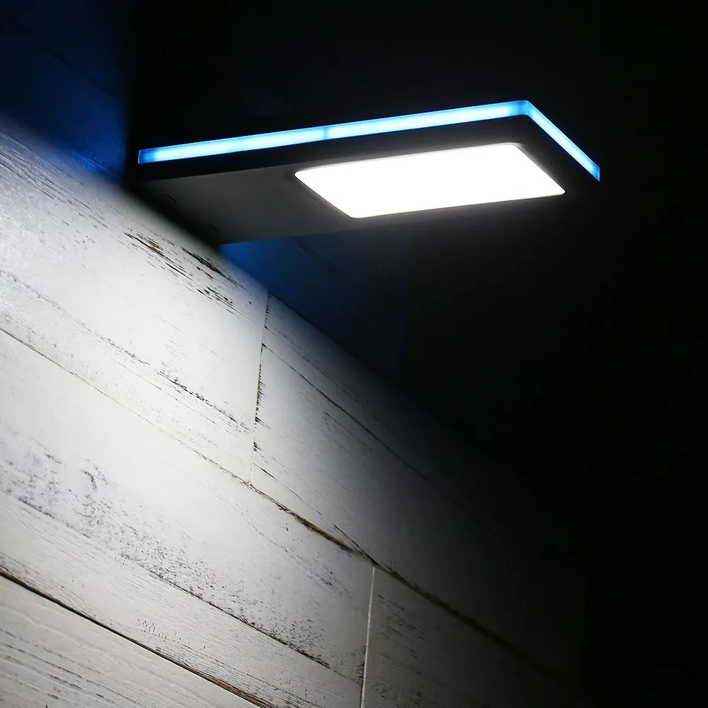 NEWKBO 144 LED Outdoor Solar Powered Energy LED Wall Lamp Sensitive Light Control Light