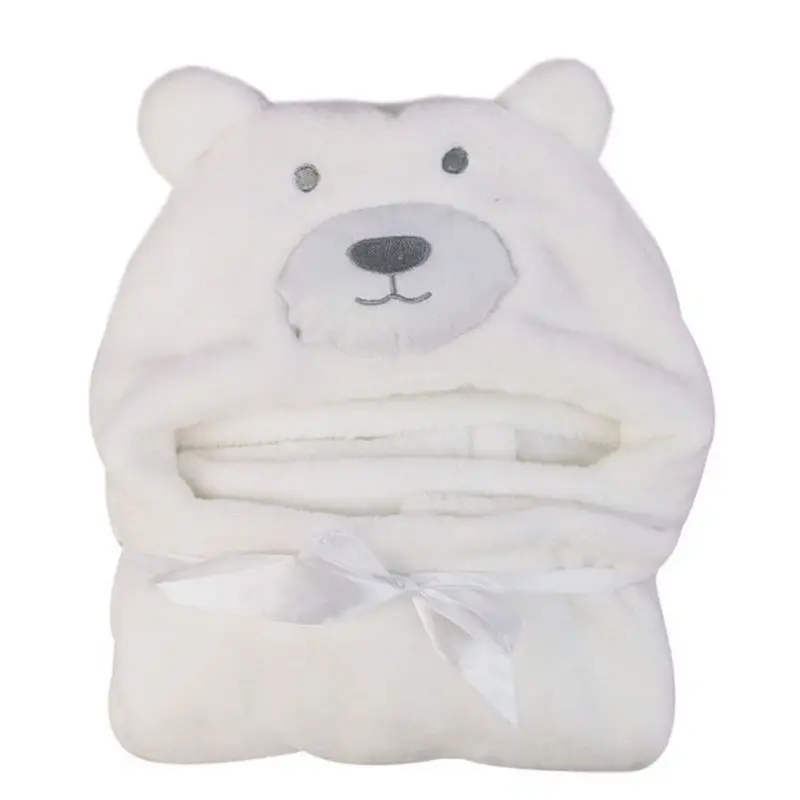 Cute Cartoon Pattern Newborn Baby Flower Bath Towel Gauze Washcloth Wipe Cloth
