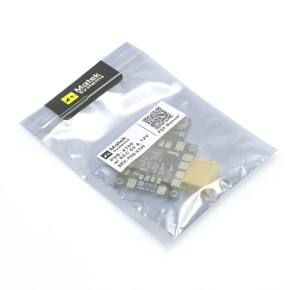 Matek системы PDB XT60 W/ BEC 5V & 12V 2oz медь для радиоуправляемого вертолета FPV
