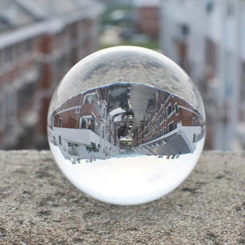 

New Clear Glass Crystal Ball Healing Sphere Photography Props Lensball Decor Gift,50mm