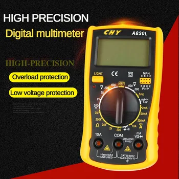 

Universal Digital Multimeter Handheld AC/DC Voltage Ammeter Capacitance Resistance Diode Triode Buzzer Tester Current Meter