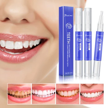 

Putimi Shining Tooth-Cleaning Serum Oral Hygiene Whitening Gel Removes Plaque Stains Teeth Whitening Pen Bad Breath Dental Tool