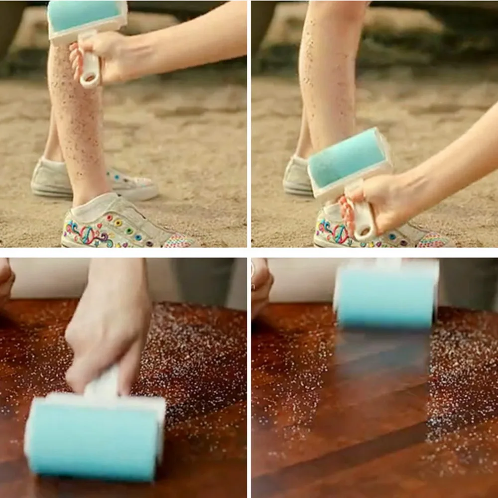 

Super Sticky Washable Dust Lint Roller With Cover for Fluff Pet Hair Dust Remover Lint Sticking Dusting Roller