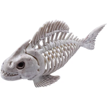 

Skeleton Fish 100% Plastic Animal Skeleton Bones for Horror Halloween Skeleton Animal Skull Skeleton Halloween Ornament
