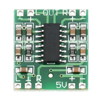 

2 Channels 3W Digital Power PAM8403 Class D Audio Module Amplifier Board USB DC 5V Mini Class-D Digital Amplifier Board LCD