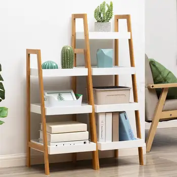 

Bookshelves On The Ground To Accommodate Simple Solid Wood Living Room Children's Small Bookcase Desktop Students