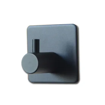 

Hook hook black clothes hook Amazon is designed for kitchen creative hardware without punching single hook stainless steel hook