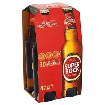 

Super Bock Lager 4 x 33cl (Pack de 6 x 4x330ml)