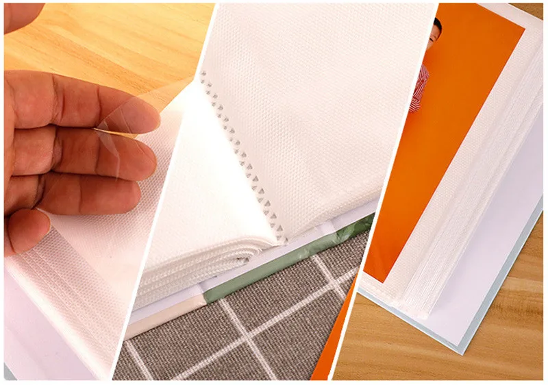 6 inch 100 Pictures Pockets Photo Album Interstitial Photos Book Case Kid Album Storage Family Wedding Memory Gift Scrapbooking