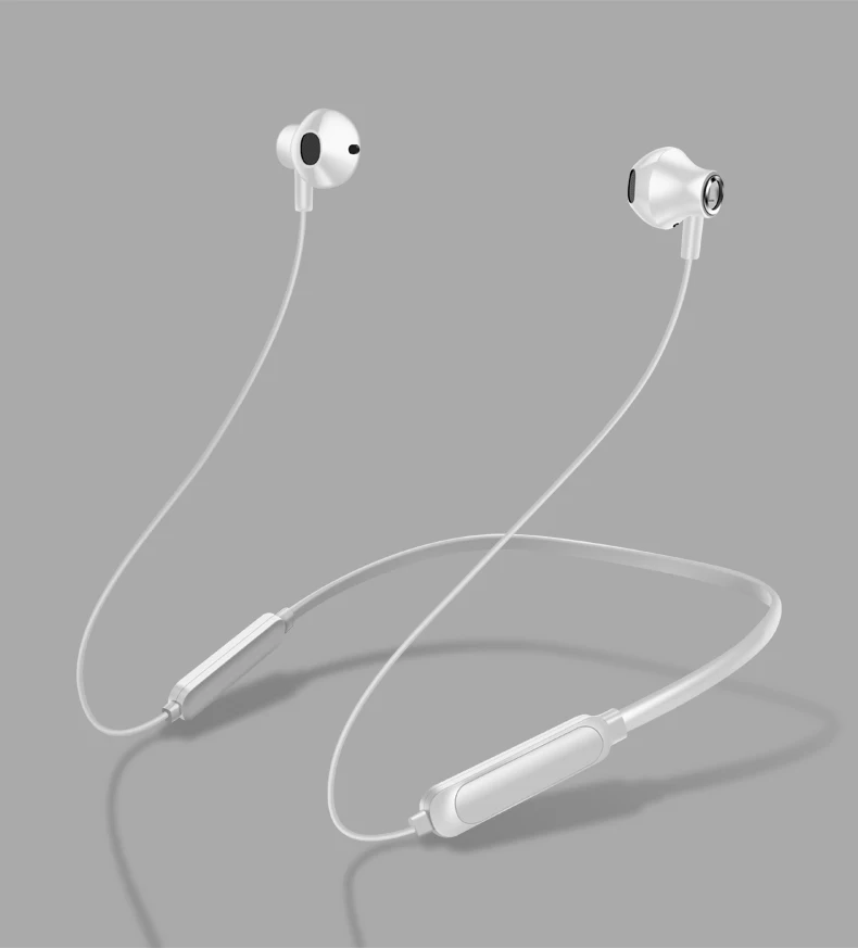 Amzish Bluetooth Беспроводные наушники с шейным ремешком спортивные наушники водонепроницаемые наушники гарнитура HiFi наушники с микрофоном для всех телефонов