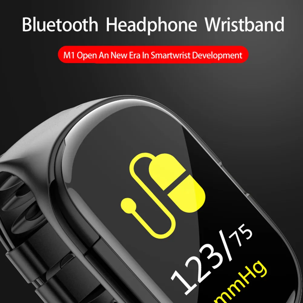 Smart Watch Color Screen Bracelet Double Bluetooth with Stereo Earbud Smart Watches FKU66