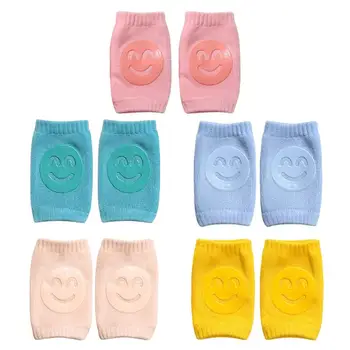 

1 Pair Cotton Kids Toddler Meticulous Weaving Good Warmth Retention Crawling Knee Guard Protective Pad for 0-3 Years Baby
