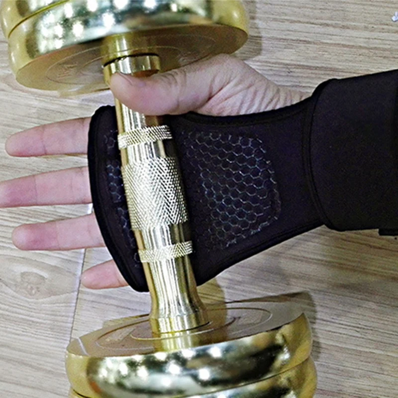 1 пара тренировочных перчаток для тяжелой атлетики для женщин и мужчин, для фитнеса, спорта, бодибилдинга, гимнастики, захваты для тренажерного зала, защита для ладоней, перчатки Bla