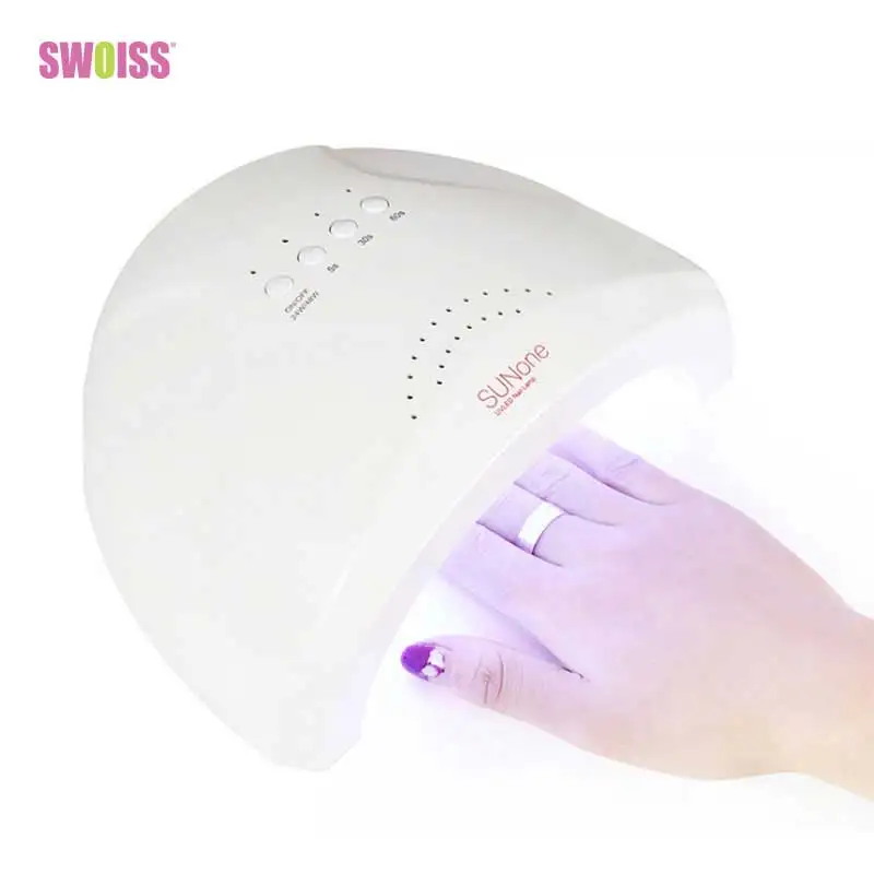 

SWOISS 48W Manicure Machine LED Sun-Light Nail Dryer Intelligent Induction UV Phototherapy Lamp For Gel Quick Drying Nails Tool