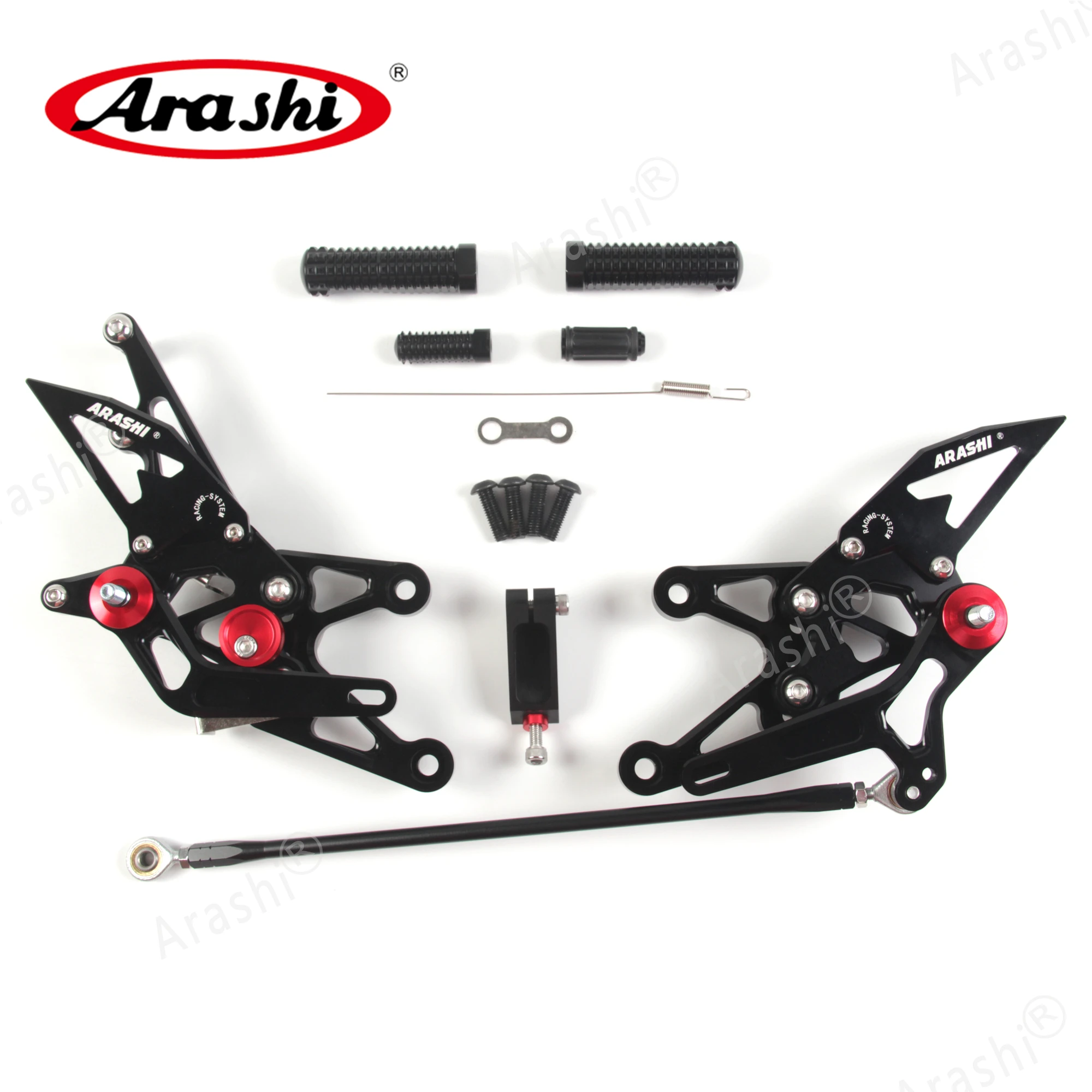 Arashi для YAMAHA YZF R1 2007 2008 07-08 ЧПУ Регулируемые подножки ног колышки всадника наборы