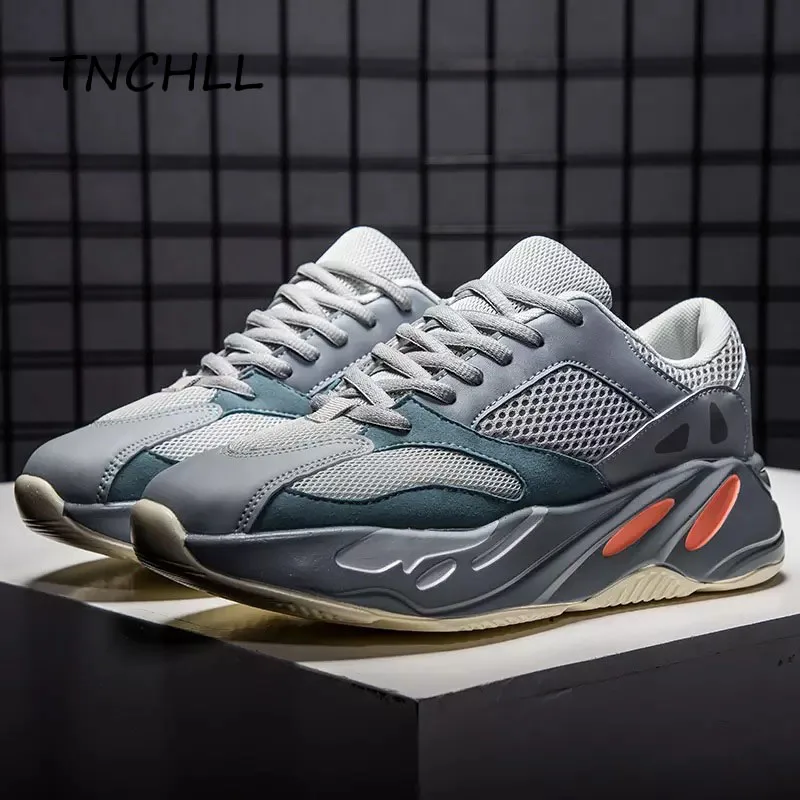 

Casual Men Shoes Thick Bottom Lace-up Multicolor Low Shoess Ins Style Breathable Soft Running Thenis Sports Sneakers Men NSE7466