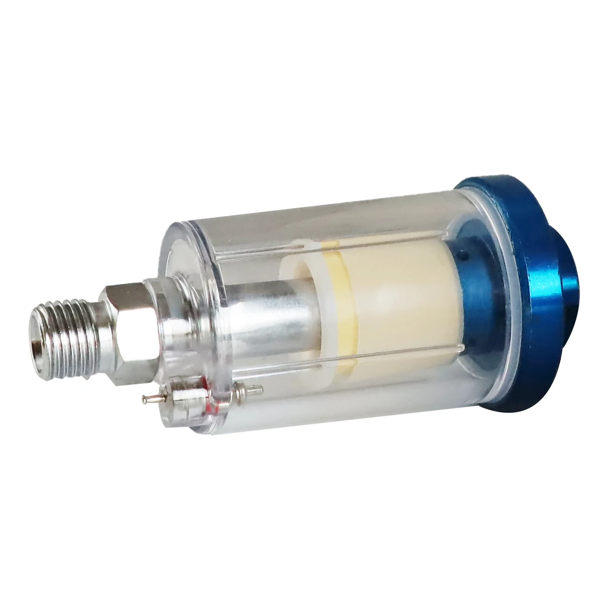 Air Regulator Spray Gauge Trap Pressure Regulator Adjustable Thread 1/4" I7G7 