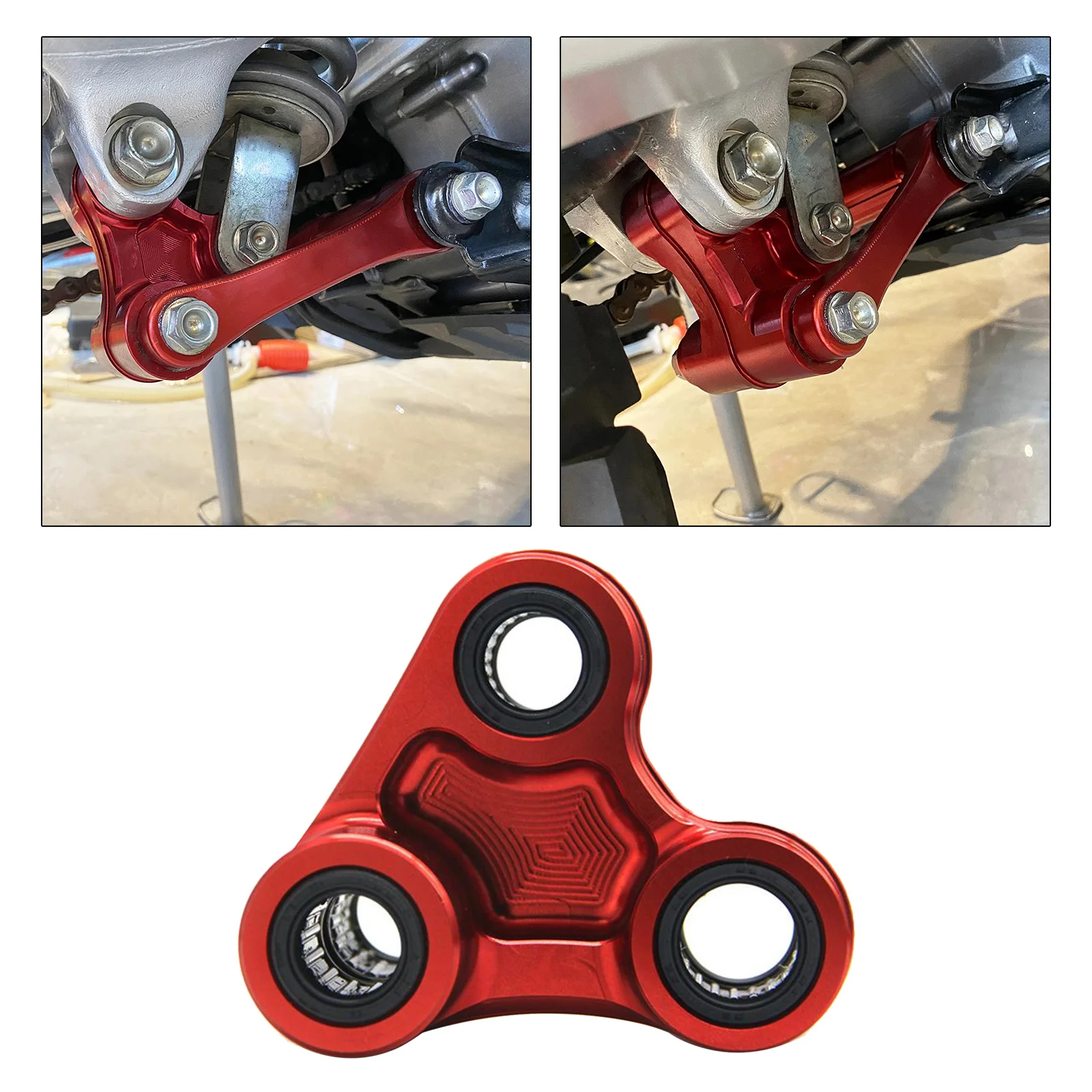 CNC Rear Shock Suspension Linkage Red Fit For Honda CRF250L Rally 2017-2020