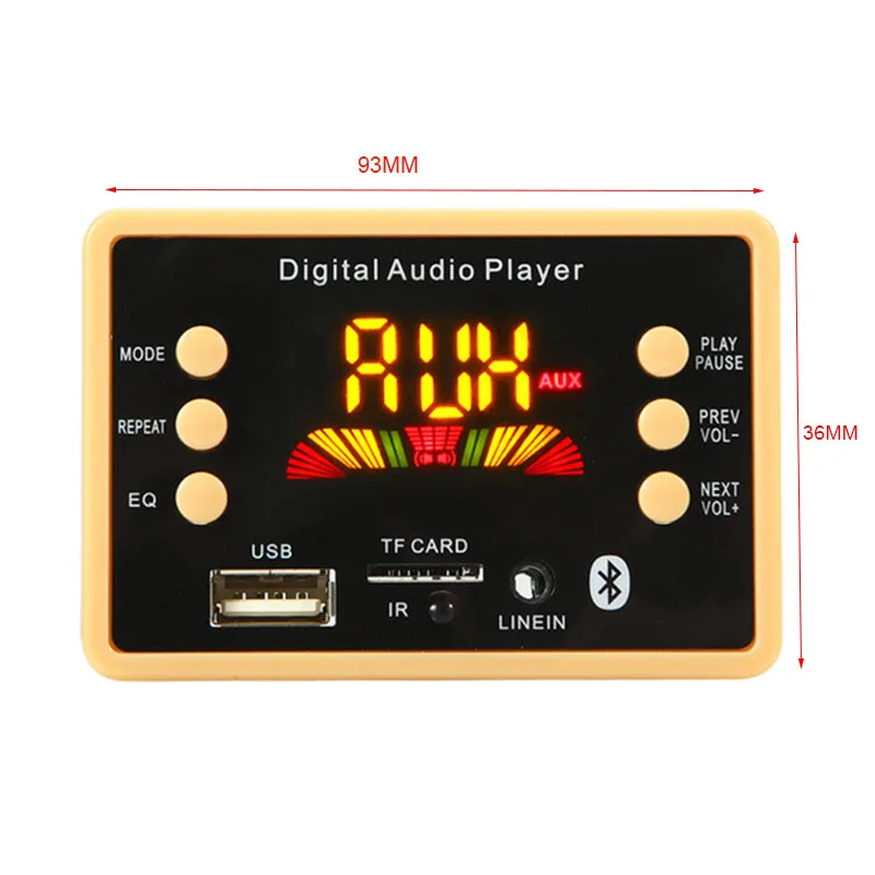 Car MP3 Decoder Board Audio Module 5V 12V audio music player,mp3 sound module