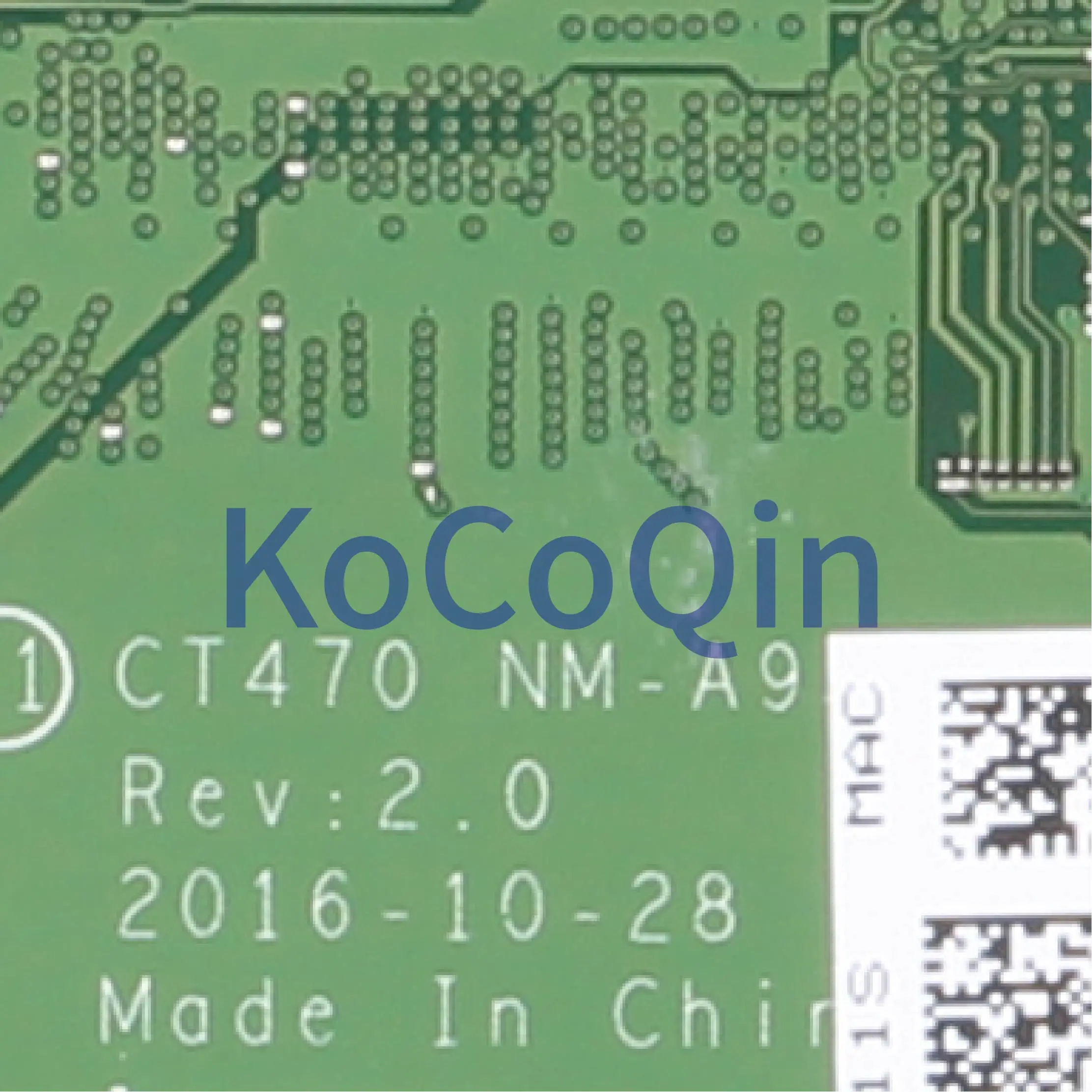 New  KoCoQin Laptop motherboard For LENOVO Thinkpad T470 Core SR33Z i7-7600U Mainboard 01HX664 NM-A931 T