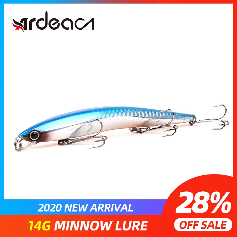 ARDEA Minnow fishing искусственная приманка PESCA 130 мм 14 г длинный Литой плавающий воблер