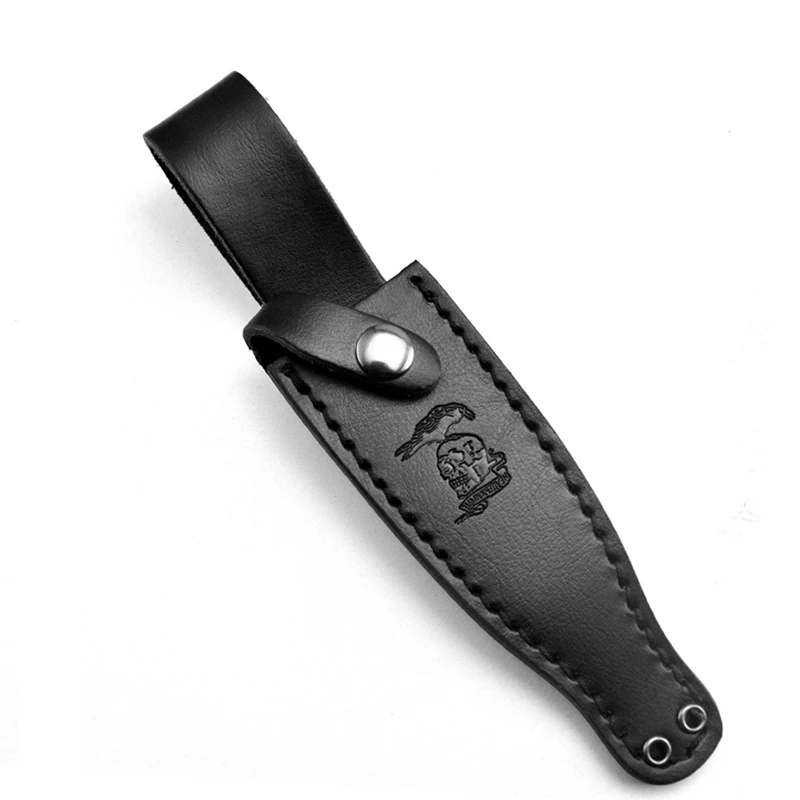 

Black Leather Scabbard Knife Set Custom Universal Leather Knife Set Tool Safety And Environmental Protection EDC Pocket Tool