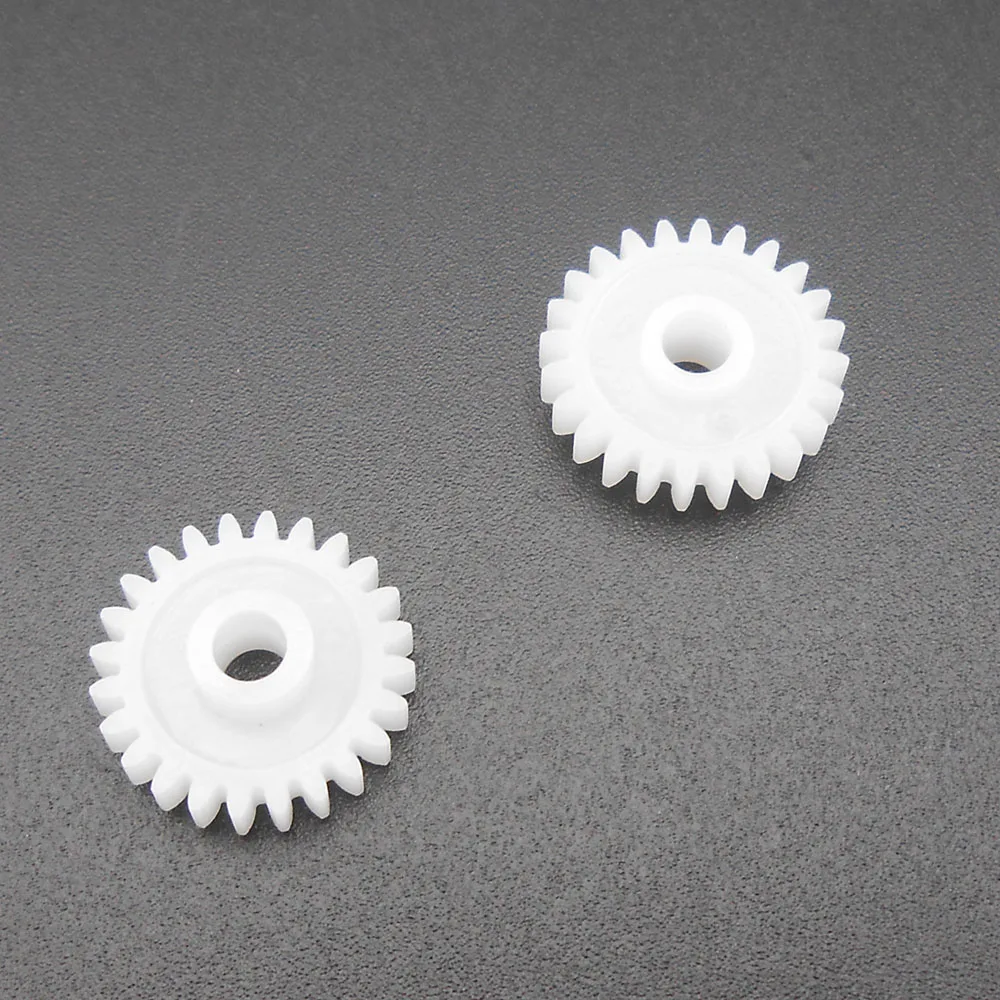 50Pcs 0.5M 0.5 Modulus Plastic Spur Gear Pinion 24T 24 Teeth 24-Tooth 3mm 2.95mm 243A Model Accessories Dia.13mm X 4.5mm *FD192