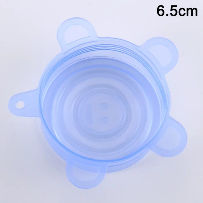 Reusable Silicone Food Lid Bowl Covers Wrap Food Fresh-keeping Stretchable Household Kitchen Kit GHS99