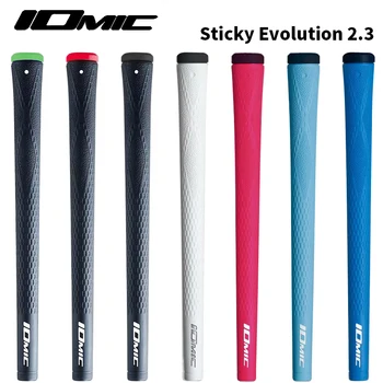 

Nuevo IOMIC pegajoso evolución 2,3 empuñaduras de Golf de empuñadura Club de Golf 8 colores en elegir 10 unids/lote planchas clu