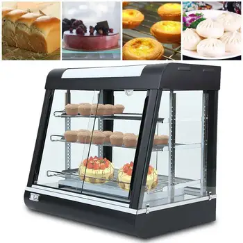 

Yonntech Commercial Pie Food Warmer Hot Display Showcase 3-layer Food Cabinet