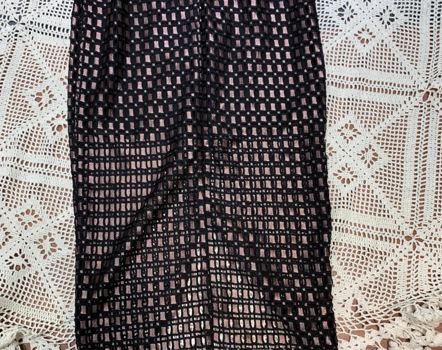 AU Off-The-Shoulder двухцветное жаккардовое асимметричное платье миди в мелкую клетку, расклешенное платье-бандо из тюля с высоким низом, изогнутое платье