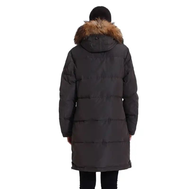 doudoune vrai fourrure femme