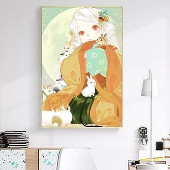 

painting by numbers art paint by number Diy Hand-painted suspense comics non-verbal home corridor decoration painting